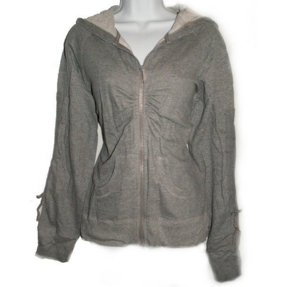 Union Bay Grey Zip Front Hoodie Sz L - Picture 1 of 3